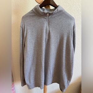 Faherty men’s sweatshirt 1/4 zip size XXL Gary striped